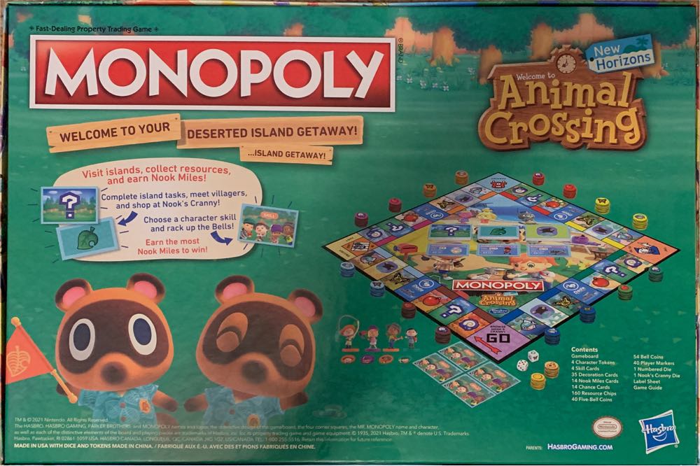 Monopoly: Animal Crossings  (2-4) board game collectible [Barcode 195166136691] - Main Image 2