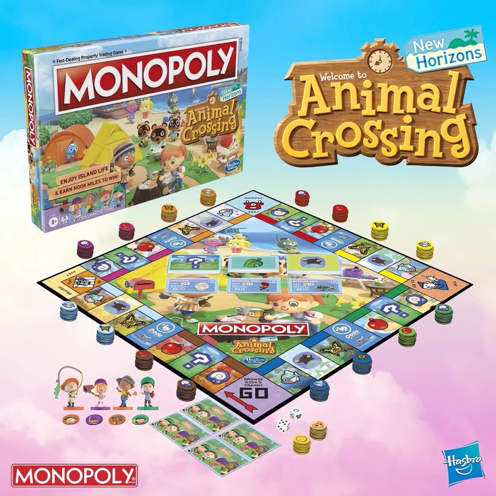 Monopoly: Animal Crossings  (2-4) board game collectible [Barcode 195166136691] - Main Image 3