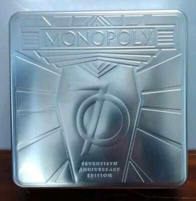 Monopoly 70th Anniversary Edition - Metal Tin Box  (2-8) board game collectible - Main Image 2