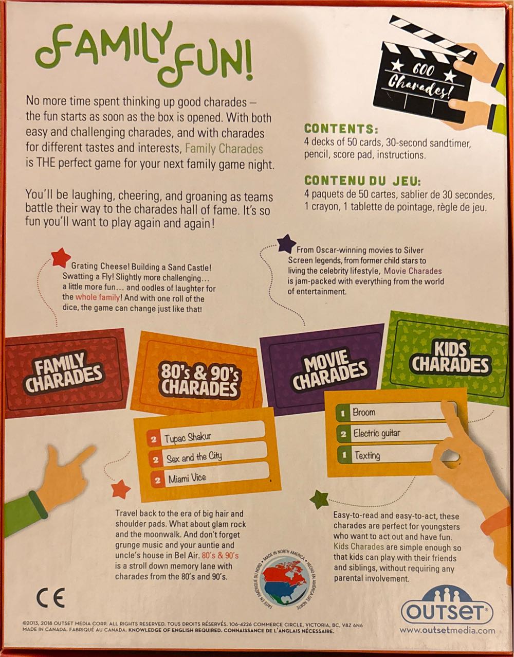 Family Charades  (2+) board game collectible [Barcode 625012111683] - Main Image 2