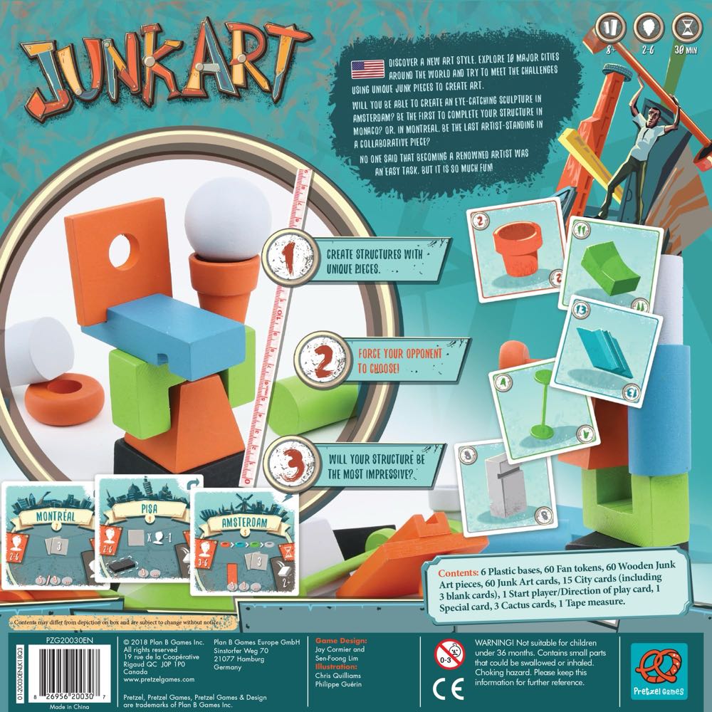 Junk Art 3.0  (2-6) board game collectible [Barcode 826956200307] - Main Image 2