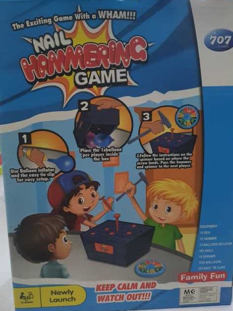 NAIL-HAMMERING BOX  board game collectible - Main Image 2