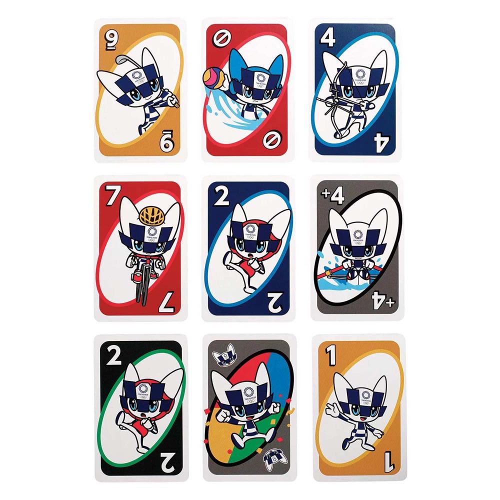Uno: Tokyo Olympic Games  (2-10) board game collectible [Barcode 887961872866] - Main Image 3