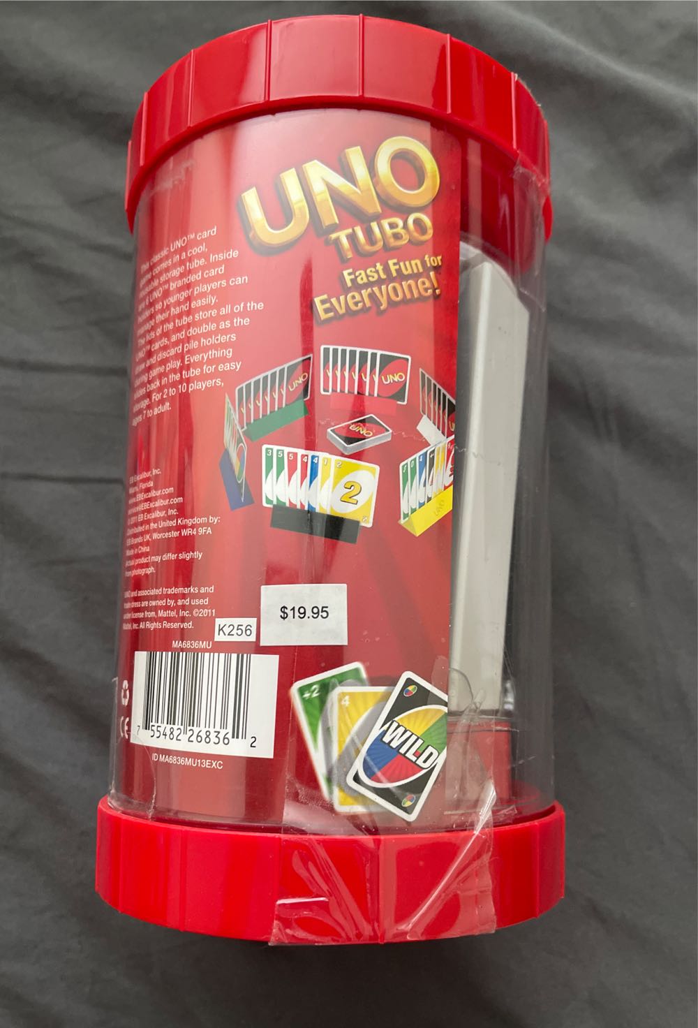 Uno Tubo Card Game  board game collectible [Barcode 755482268362] - Main Image 2