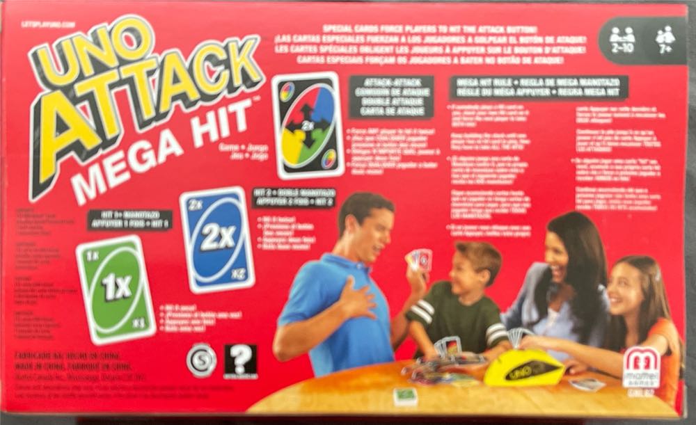 Uno Attack Mega Hit  board game collectible - Main Image 2