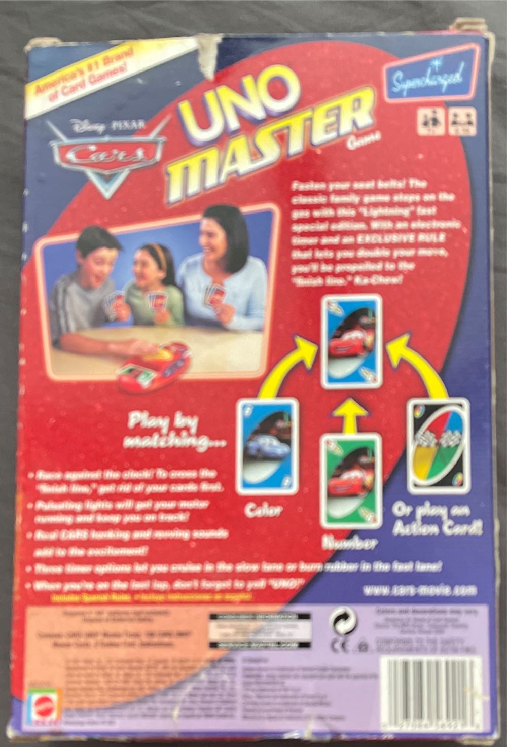 Uno Master Cars  board game collectible - Main Image 2