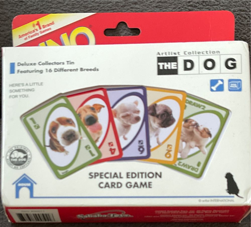 The Dog Collection Uno  board game collectible [Barcode 831614005118] - Main Image 1