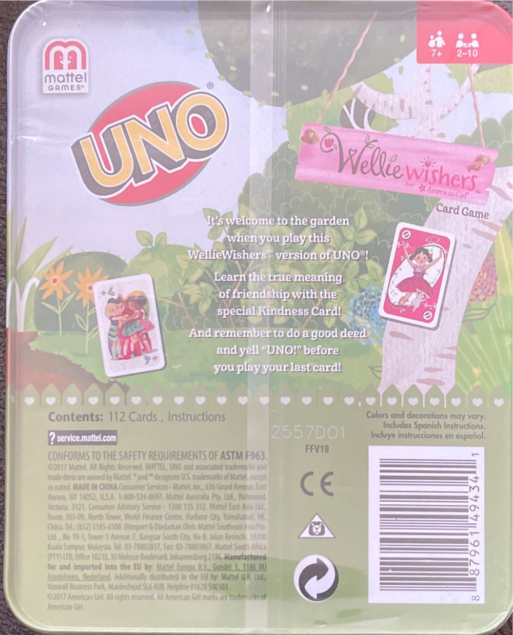Wellie Wishers Uno  board game collectible - Main Image 2