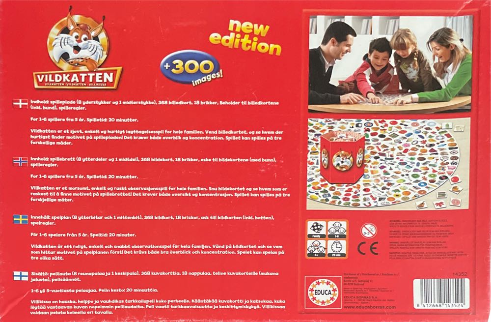 Vildkatten  (1-6) board game collectible - Main Image 2