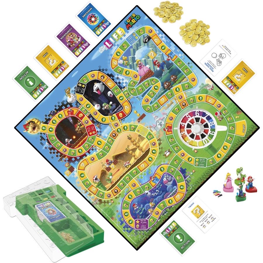 The Game of Life®: SUPER MARIO™ Edition  (2-4) board game collectible [Barcode 195166126852] - Main Image 3