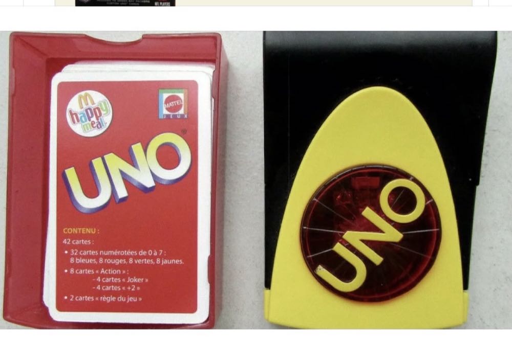 McDonald’s Happy Meal Uno  board game collectible - Main Image 1
