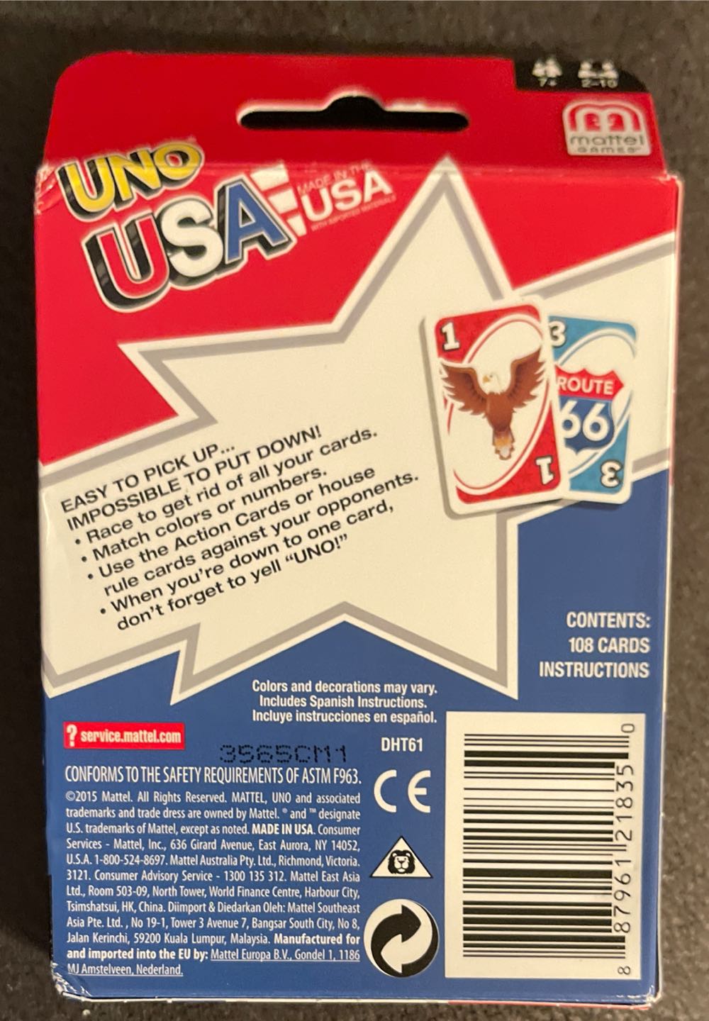 USA Uno  board game collectible - Main Image 2
