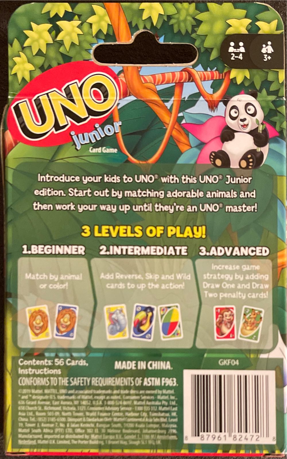 UNO Junior  (2-4) board game collectible - Main Image 2