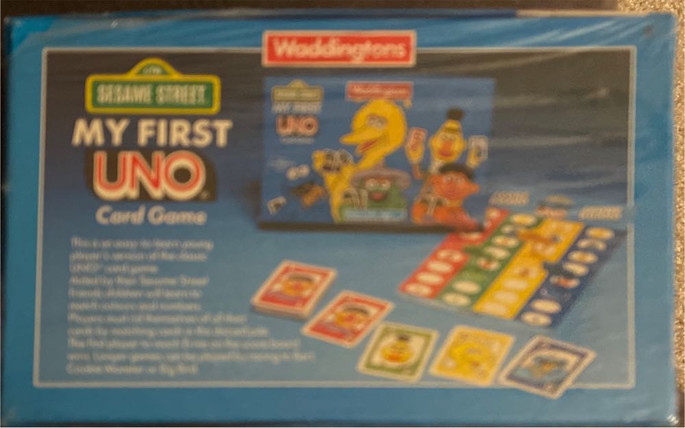My First Uno Sesame Street Waddingtons  board game collectible - Main Image 2