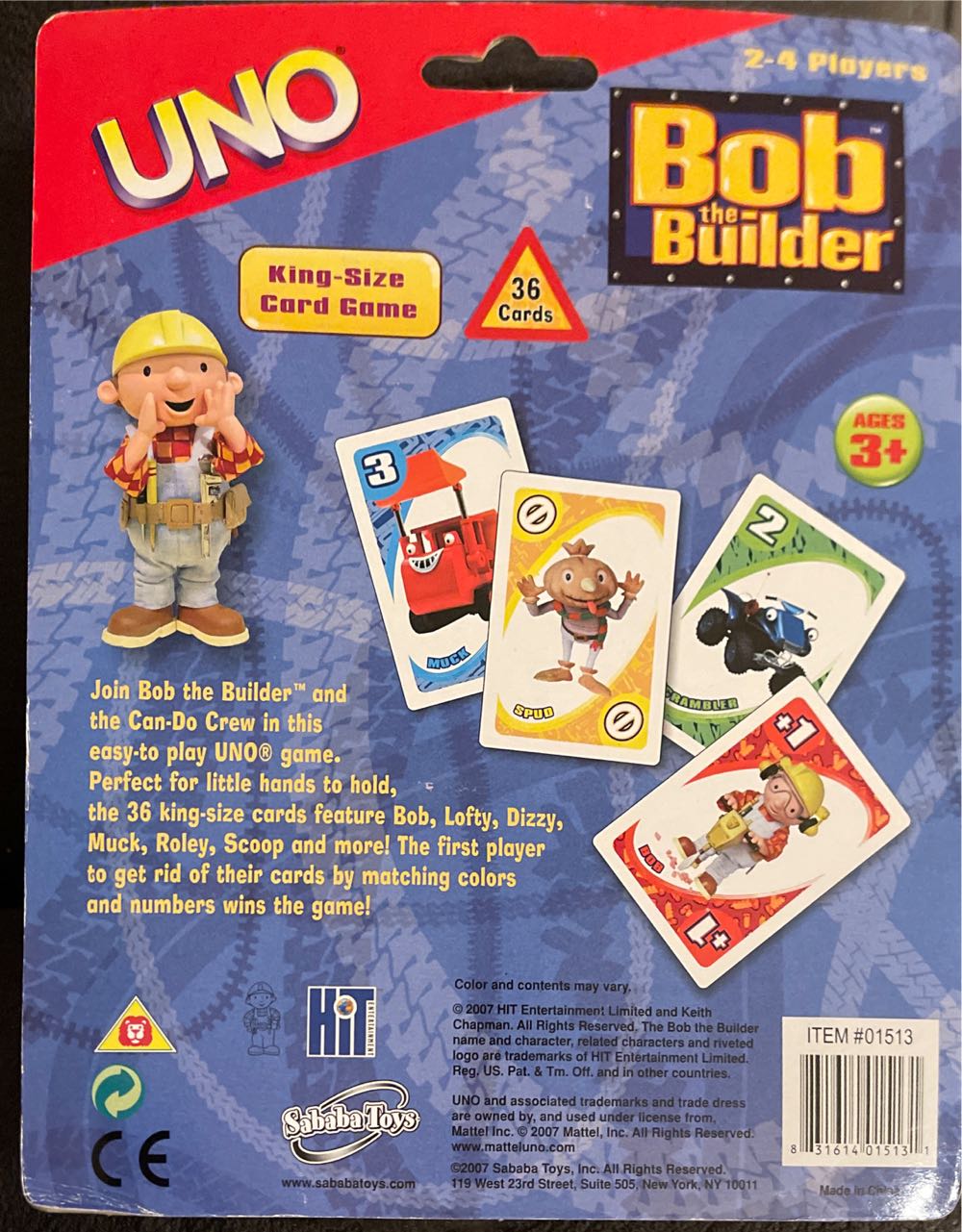 Bob The Builder Uno  board game collectible - Main Image 2