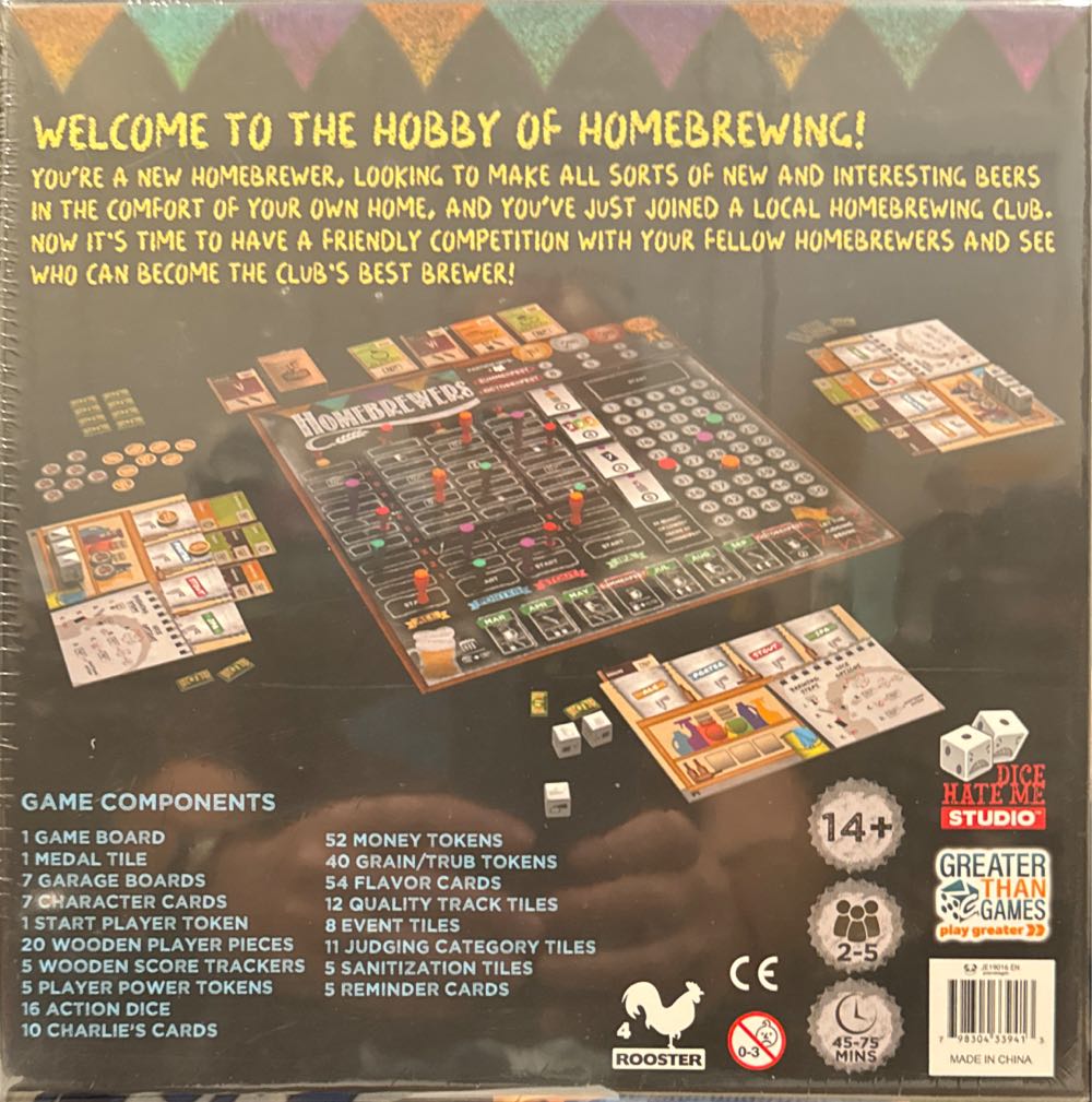 Homebrewers  (2-5) board game collectible [Barcode 798304339413] - Main Image 2