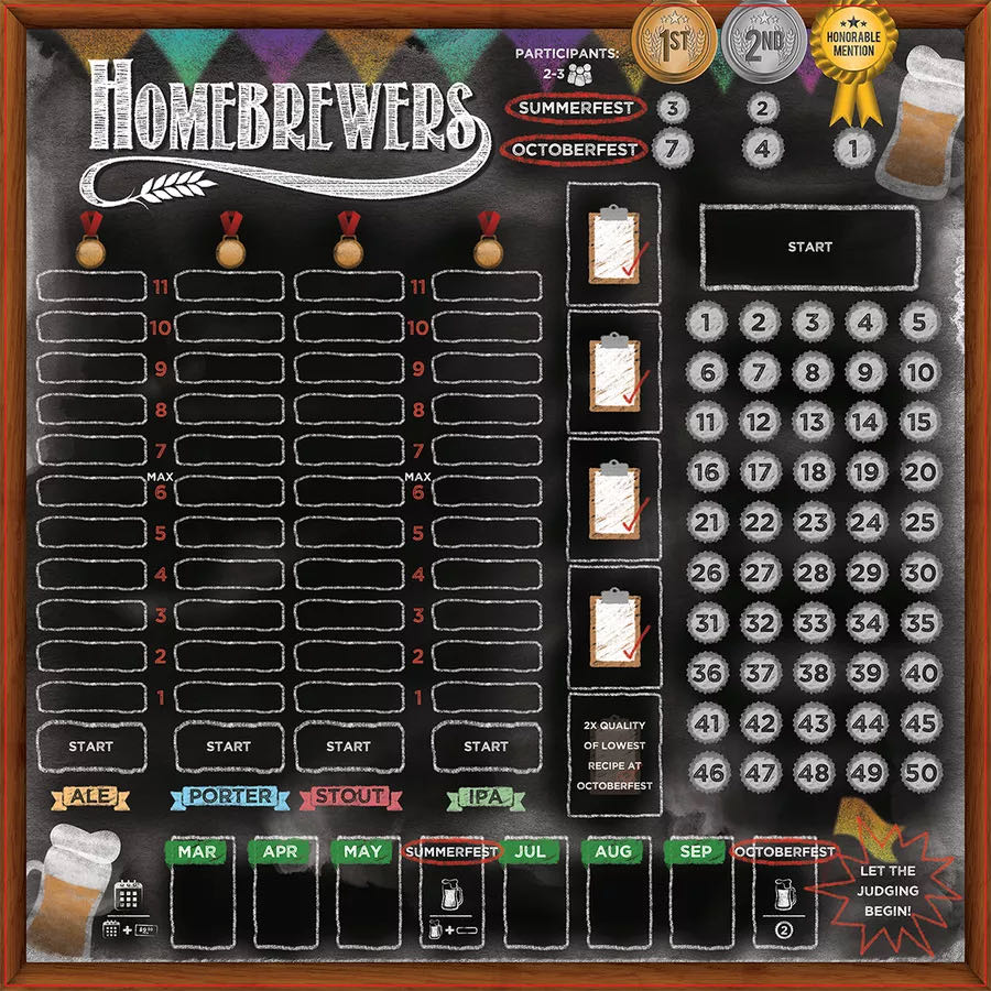 Homebrewers  (2-5) board game collectible [Barcode 798304339413] - Main Image 4