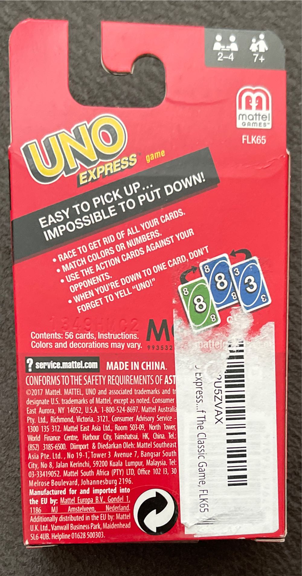 Uno Express  board game collectible - Main Image 2