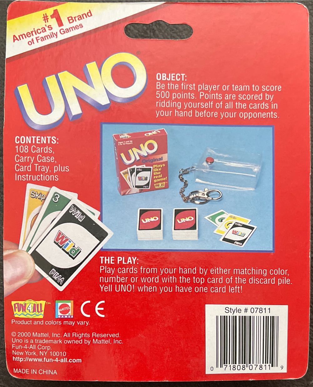 Keychain Uno  board game collectible - Main Image 2