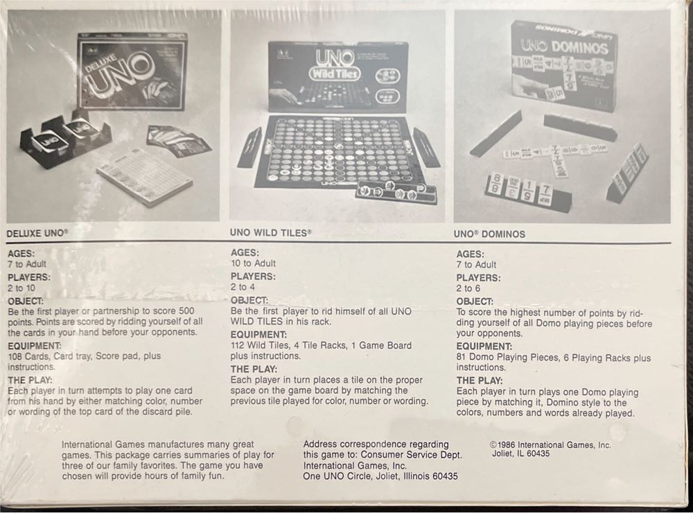 Uno Dominos  board game collectible - Main Image 2