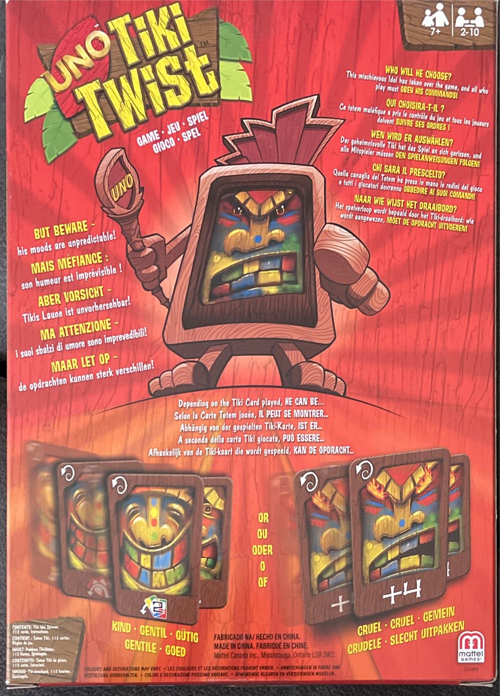 Uno Tiki Twist  board game collectible - Main Image 2