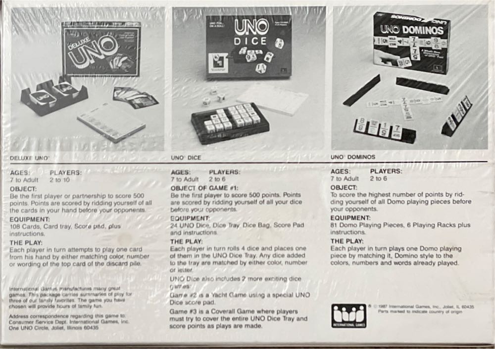 Uno Dice  board game collectible - Main Image 2