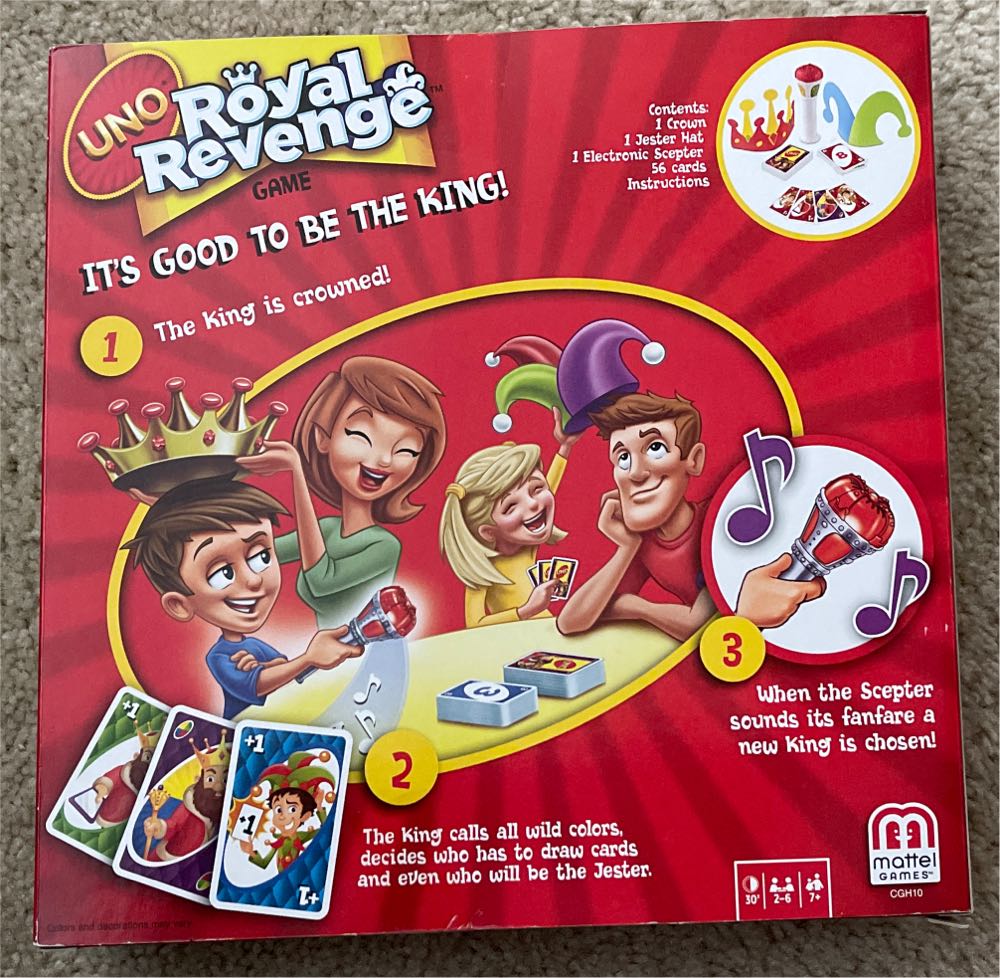 Royal Revenge Uno  board game collectible - Main Image 2