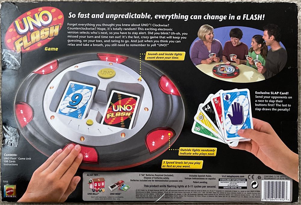 Uno Flash  board game collectible - Main Image 2