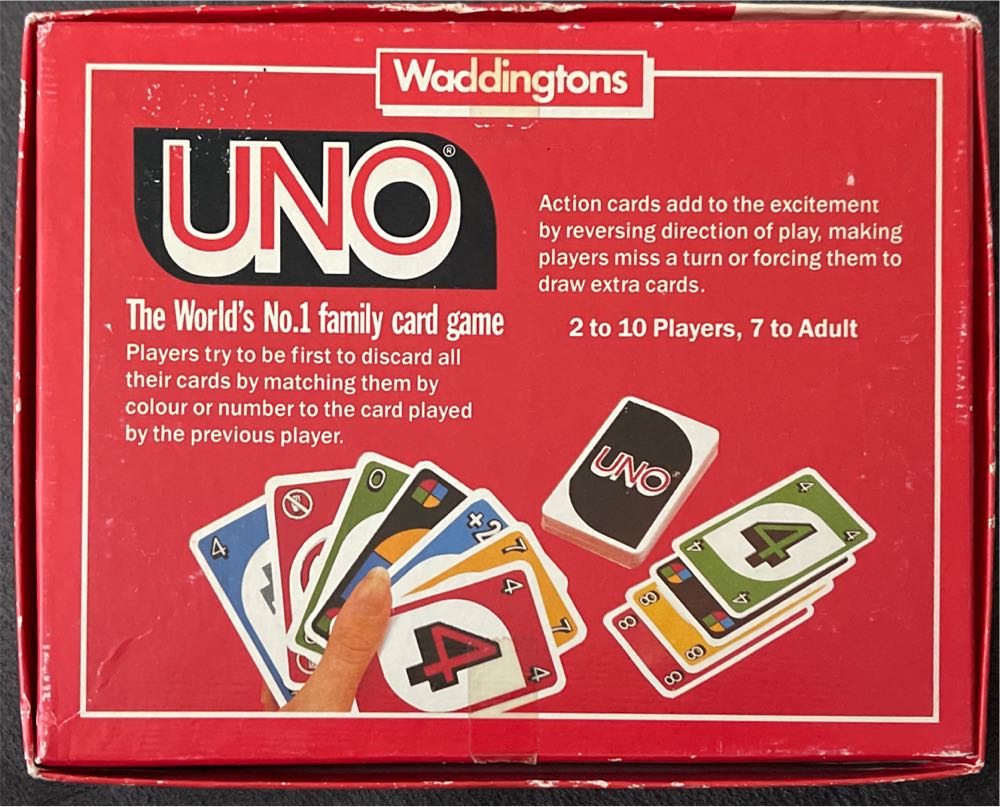 Waddingtons Uno  board game collectible - Main Image 2