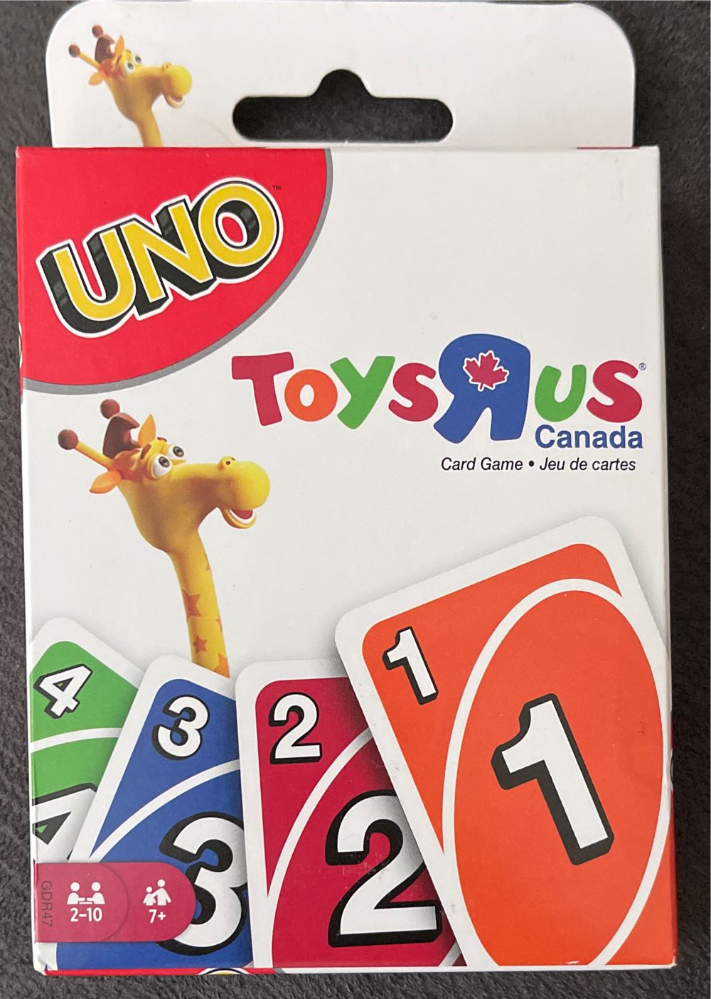 Toysrus Canadian Uno Set  board game collectible - Main Image 1