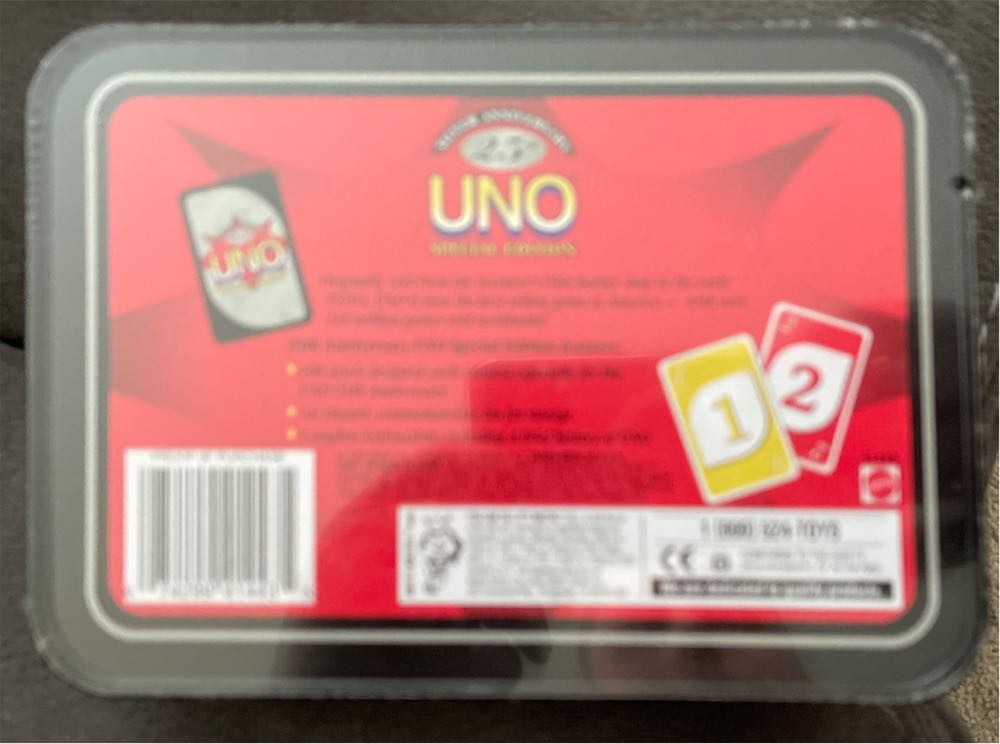 25th Anniversary Uno  board game collectible - Main Image 2