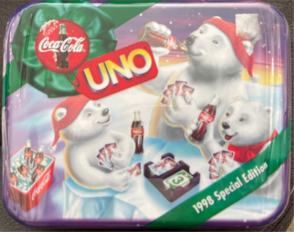 Coca-Cola Uno Tin  board game collectible - Main Image 1