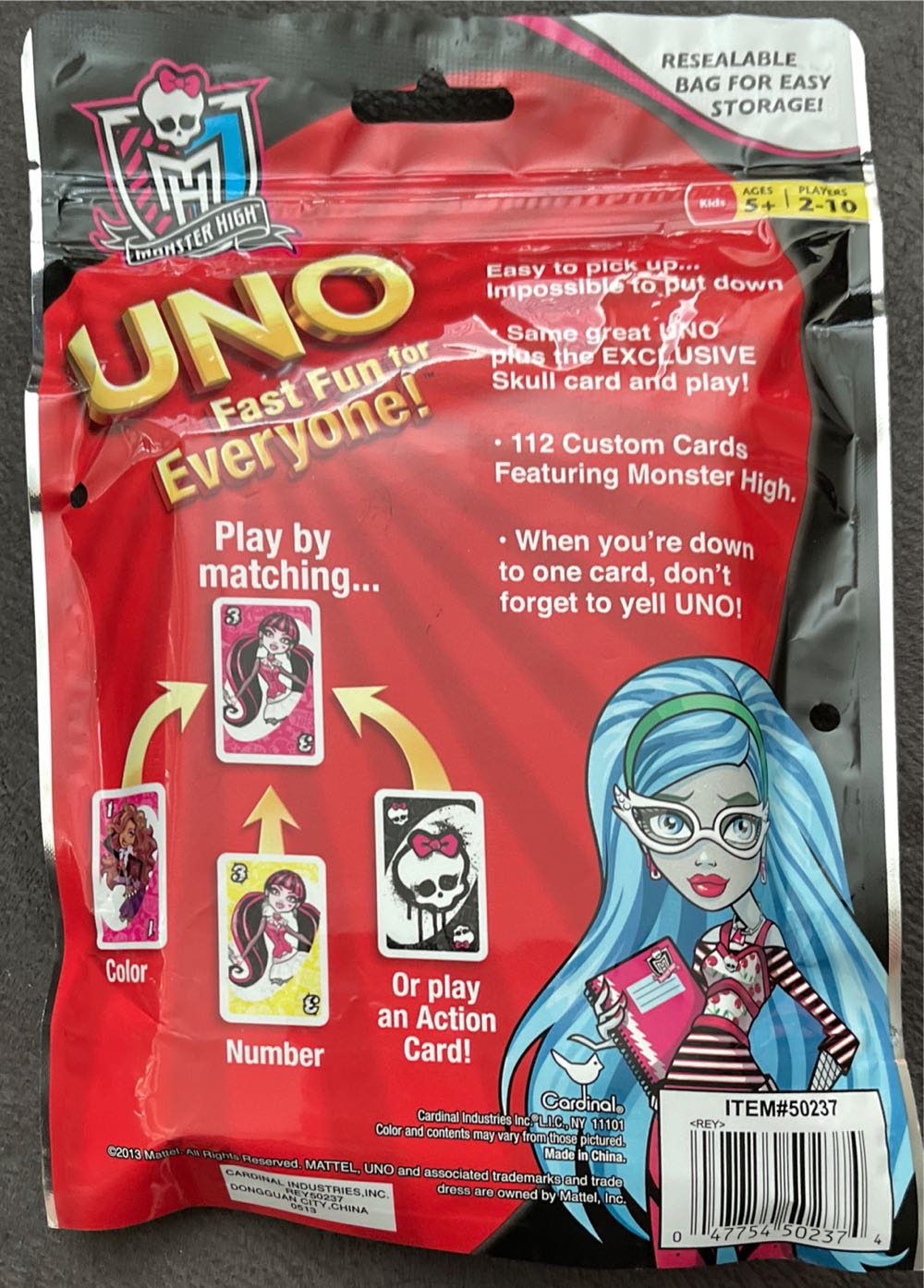 Monster High Uno  board game collectible - Main Image 2