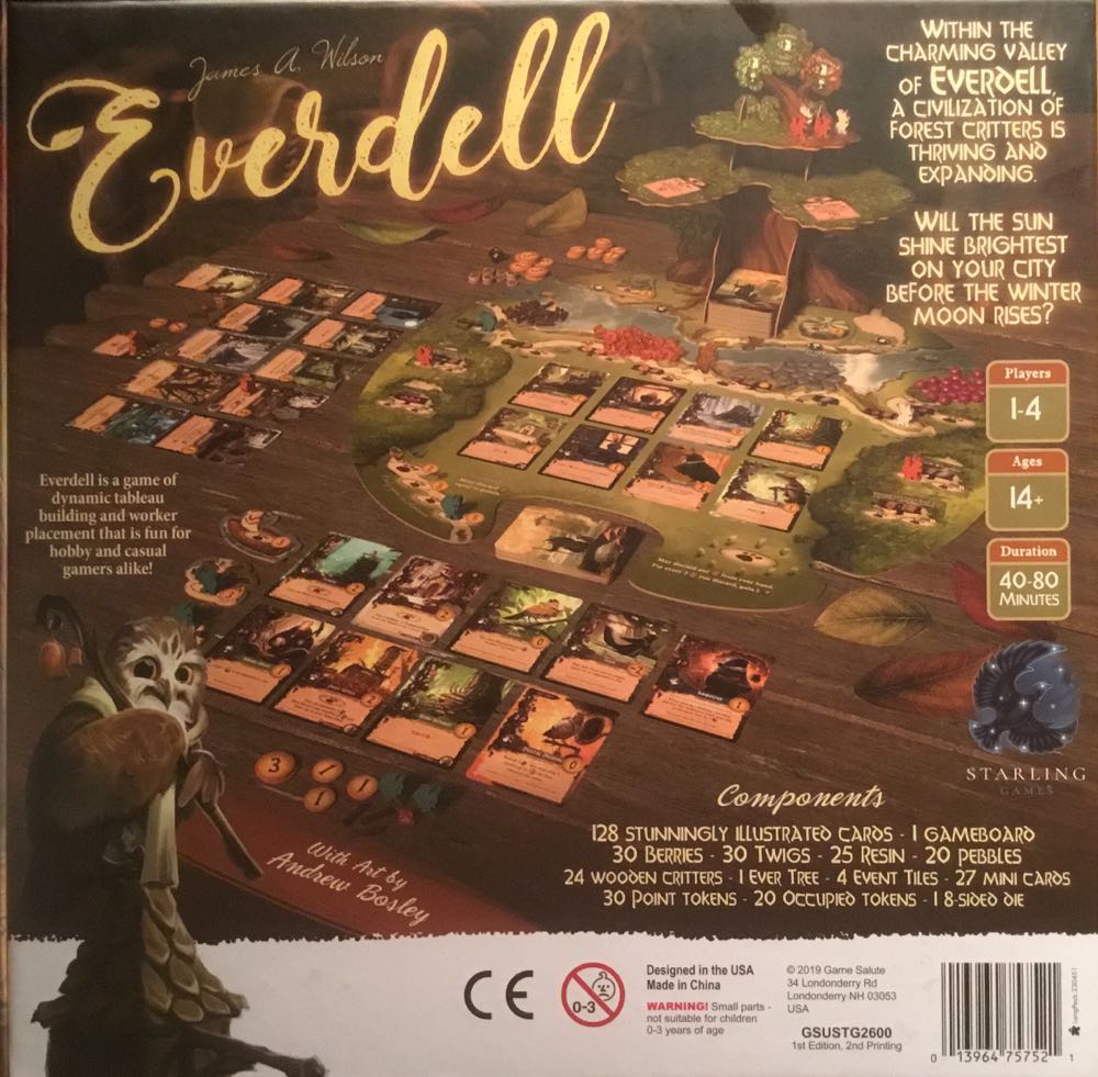 Everdell  (1 - 4) board game collectible [Barcode 013964757521] - Main Image 2