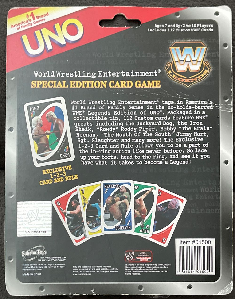 Wwe Uno  board game collectible - Main Image 2