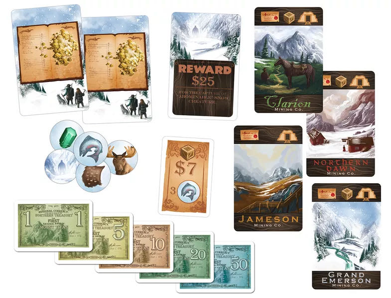 Klondike Rush  (2-5 Players) board game collectible [Barcode 040232536175] - Main Image 4