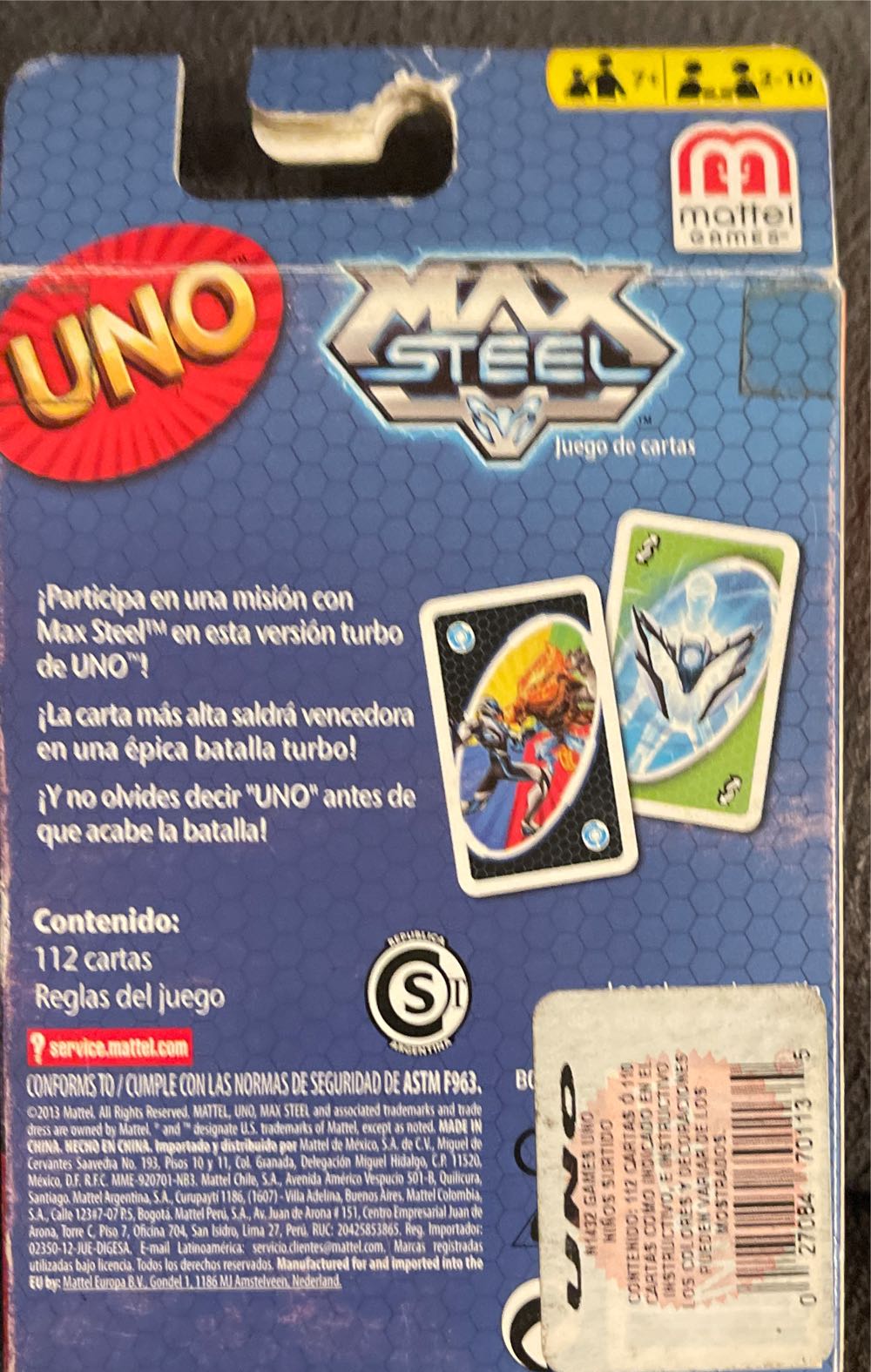 Max Steel Mexico Uno  board game collectible - Main Image 2