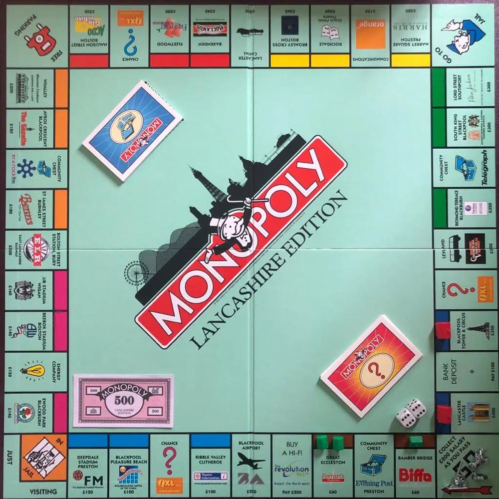 Lancashire Edition  board game collectible [Barcode 5036905001045] - Main Image 2