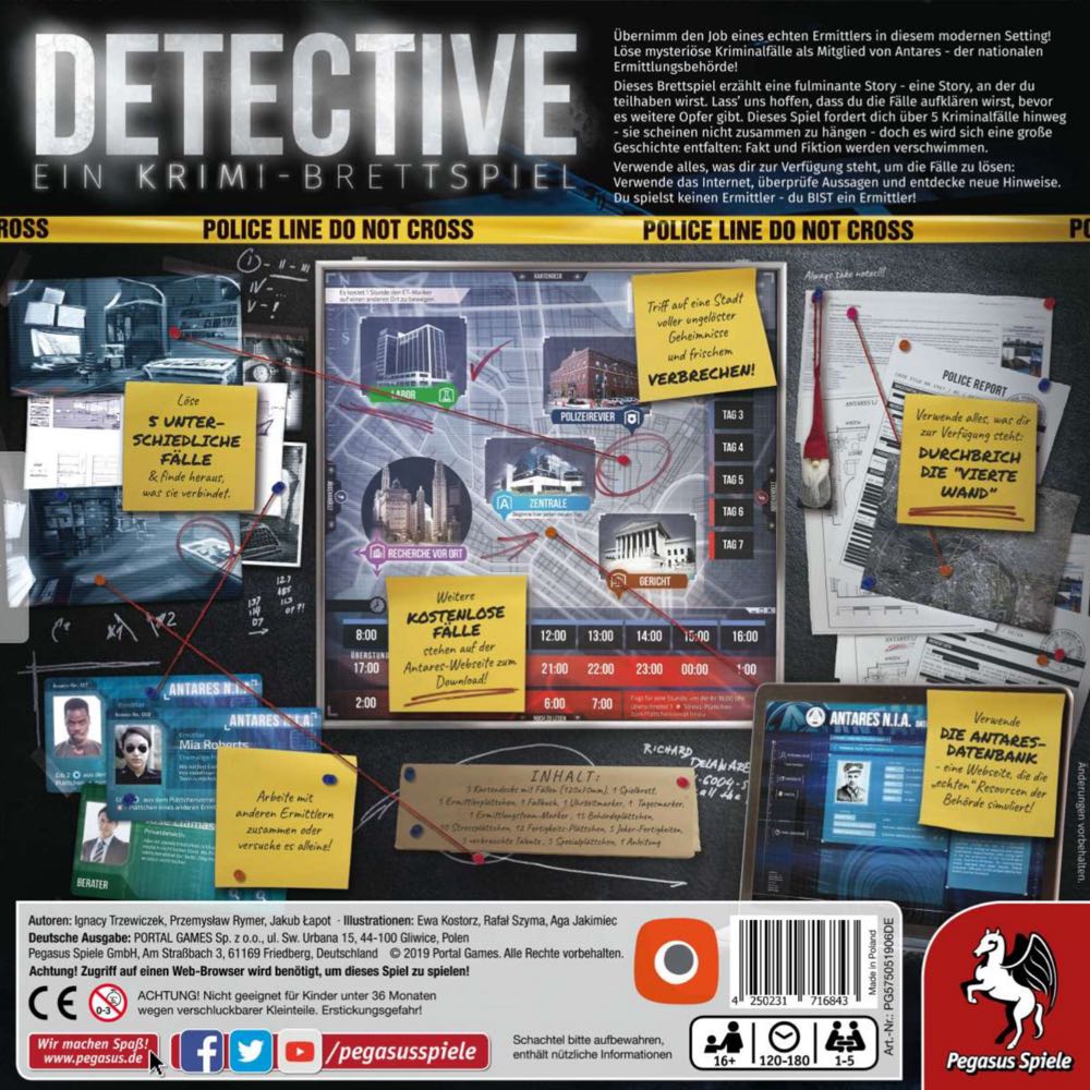 Detective  (1-5) board game collectible [Barcode 4250231716843] - Main Image 2