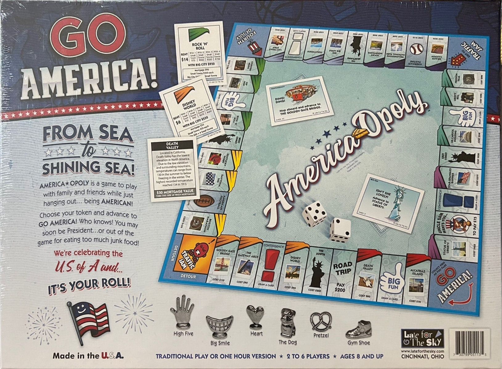 America-opoly  (2-6) board game collectible [Barcode 730799051135] - Main Image 2