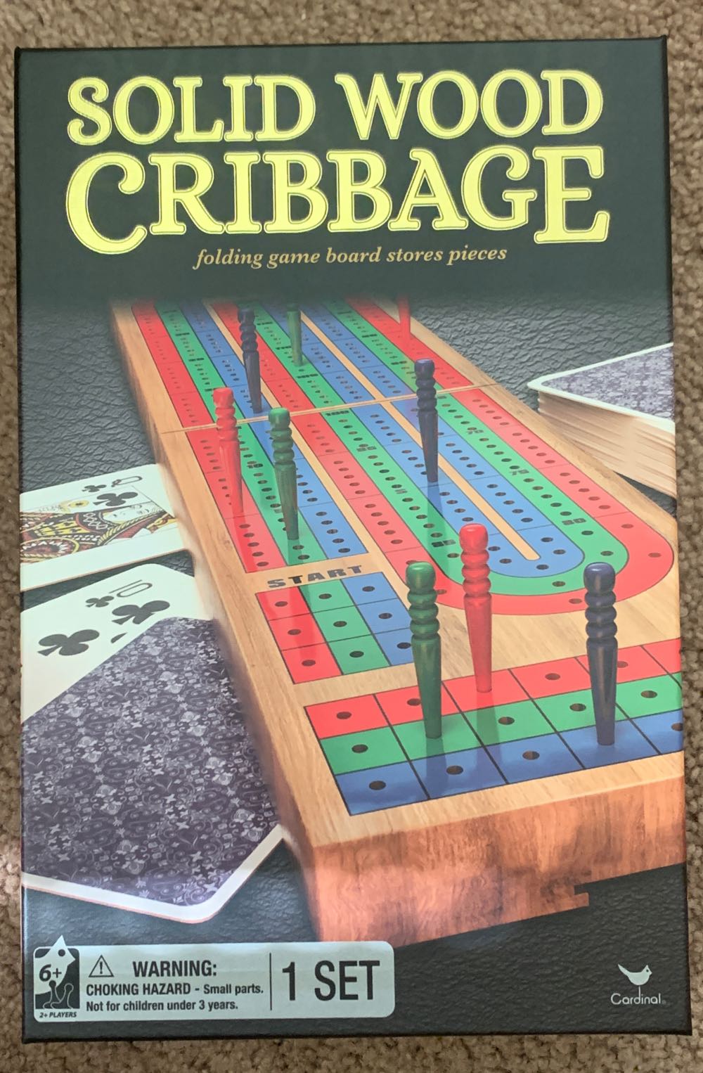 Cribbage  (2-3) board game collectible [Barcode 778988527955] - Main Image 1