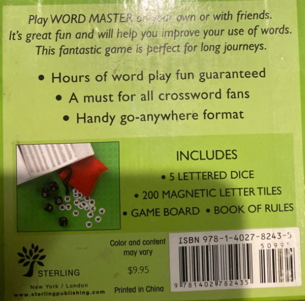 Word Master  (1+) board game collectible - Main Image 2