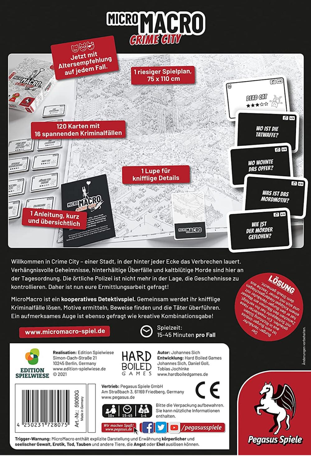 Micromacro: Crime City  (4) board game collectible [Barcode 4250231728082] - Main Image 2