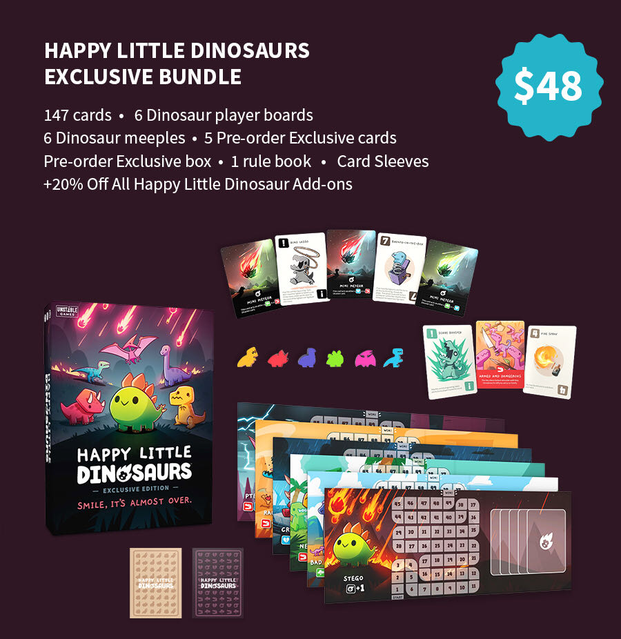 Happy Little Dinosaurs  (2-6) board game collectible [Barcode 810031364046] - Main Image 2