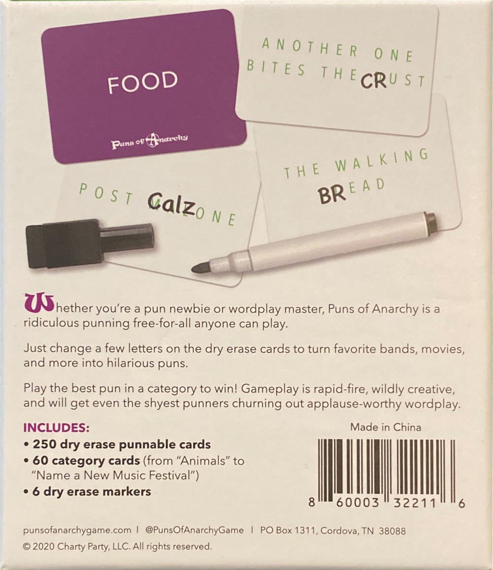 Puns of Anarchy  (3-6) board game collectible [Barcode 860003322116] - Main Image 2