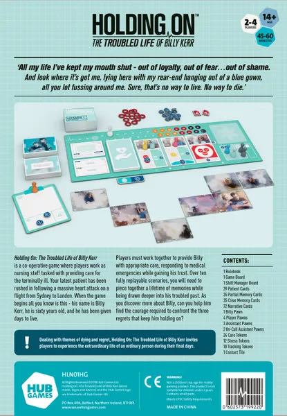 Holding On: The Troubled Life Of Billy Kerr  (2-4) board game collectible - Main Image 2