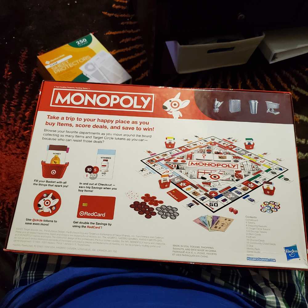 Monopoly Target  (2-4) board game collectible [Barcode 195166135564] - Main Image 2