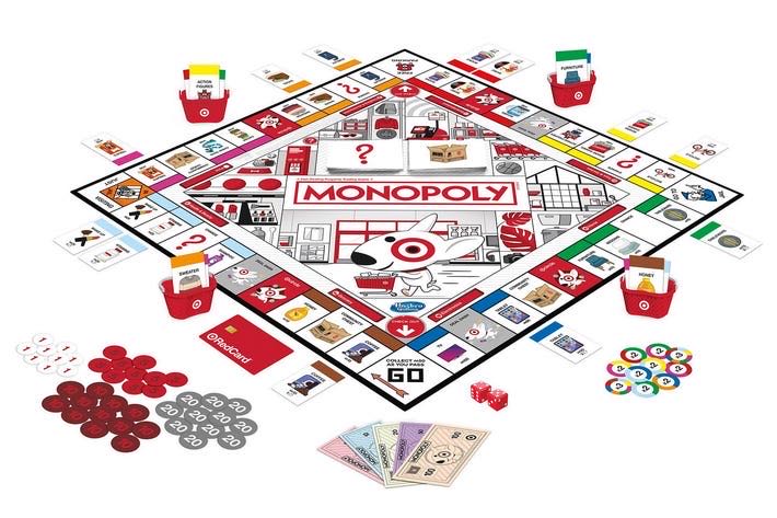 Monopoly Target  (2-4) board game collectible [Barcode 195166135564] - Main Image 3