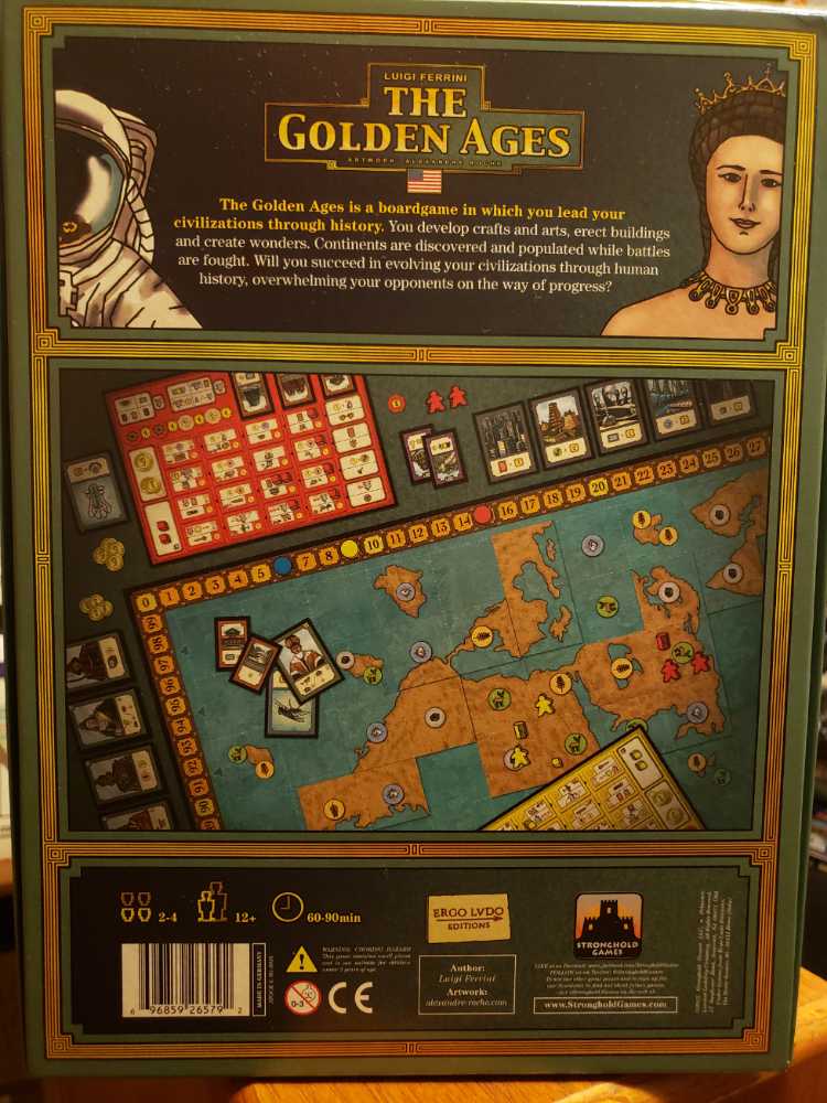 Golden Ages, The  board game collectible [Barcode 696859265792] - Main Image 2
