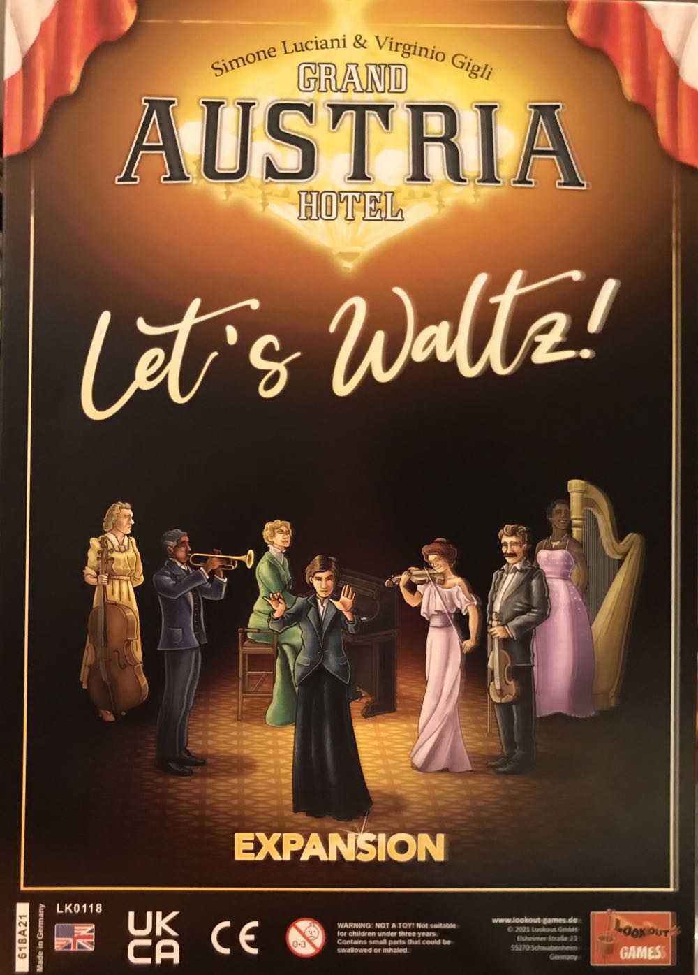 Grand Austria Hotel: Let’s Waltz  (1-4) board game collectible - Main Image 2